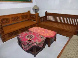 Set Meja Kursi Jati