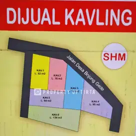 Dijual Tanah Kavling (Lokasi Datar)