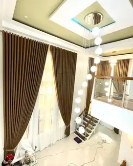 Jual Gorden Blackout Sekat Klinik Hordeng Pintu Gordyn Vitrase
