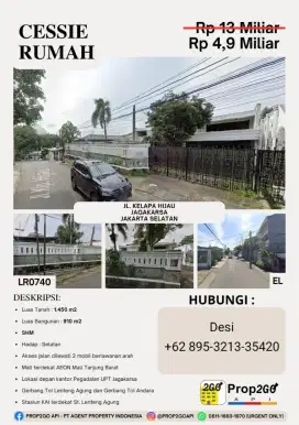 CESSIE RUMAH KELAPA HIJAU JAKARTA SELATAN