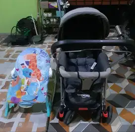 Di jual paket Stroller dan Ayunan Bayi