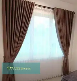 Termurah Tirai Gorden Jendela Gordyn Mewah Hordeng Model Terbaru Murah