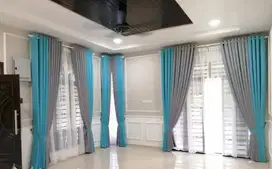Pasang Tirai Gorden Jendela Gordyn Mewah Hordeng Model Terbaru Murah