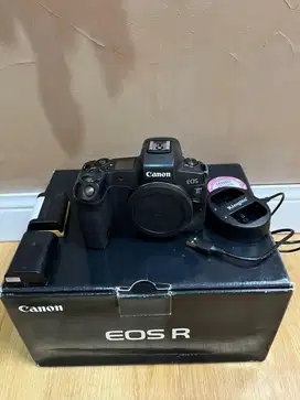 Canon EOS R, WITH BOX BATERAI 2 ORI
