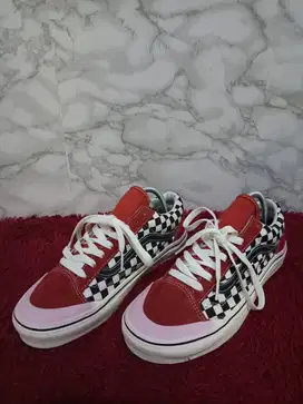 Sepatu Vans Old Skool Style 36 SF Checkerboard