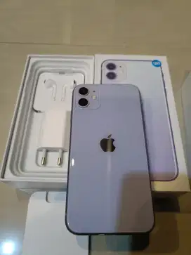 Iphone 11 128gb all operator mulusss warna purple