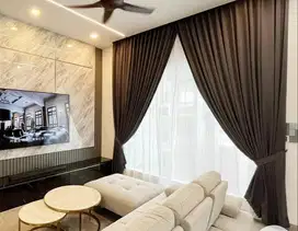 Pemasangan Tirai Gorden Jendela Gordyn Mewah Hordeng Model Terbaru Mur