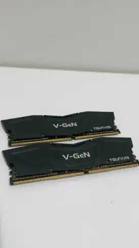 Jual RAM DDR4 8GB 3200MHz (2x4gb) Tsunami V-Gen Garansi Lifetime.