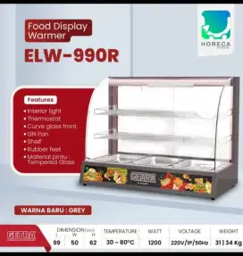 Di jual Display Food Getra