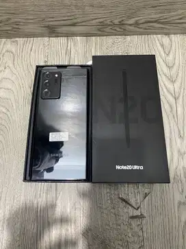 Samsung Galaxy Note20 Ultra 8/512gb Black Mulus Fullset Ori
