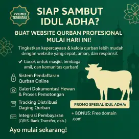 Wujudkan Layanan Qurban Terpercaya dengan Website Sendiri!
