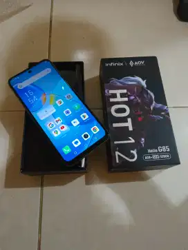 Infinix hot 12 6/128 fullset mlusss 97% lncarr jayaa no kndalaa