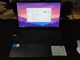 Asus zenbook 13 core i5-1135g7 ram 8gb ddr4x ssd 512gb layar 13.3