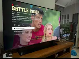 Smart tv samsung qled 50 inch pemakaian 3 bulan