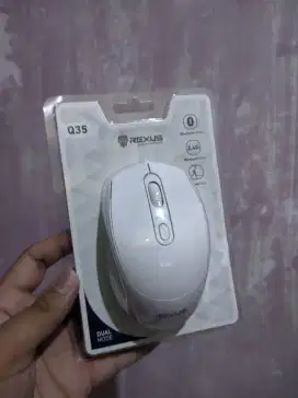 Mouse Wireless Rexus Q35 Putih White Bekas Like New