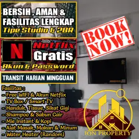 ION PROPERTY SEWA STUDIO TRANSIT PERJAM APARTEMEN GREEN PRAMUKA CITY