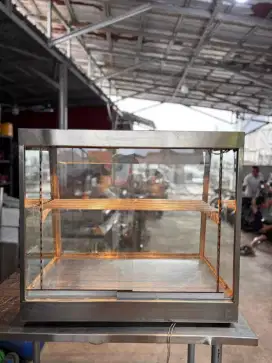 Warmer
Sumber panas lampu halogen 
Ukuran 80x50x72