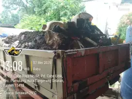 Jasa buang puing tanah