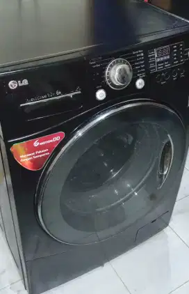 Jual BU mesin cuci frontloading LG 10/6kg sdh dryer LIKE NEW 95% mulus