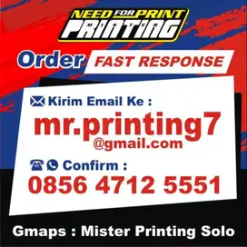 cetak sticker solo print stiker dinding wallstiker oneway vinyl cuting