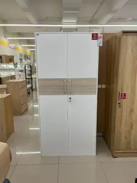 lemari pakaian 2 pintu metal 1 jutaan