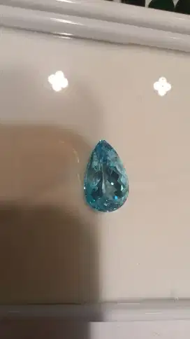 Batu blue topaz natural