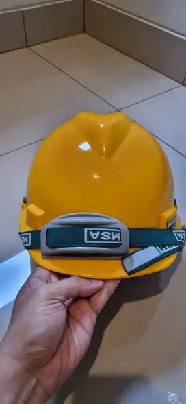 Helm Safety MSA Full Set / Helm Kerja Proyek Warna Kuning - SNI