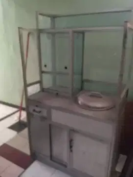 Gerobak bakso almunium