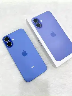 Iphone 16 plus 128gb ultramarine, resmi iBox (like new)