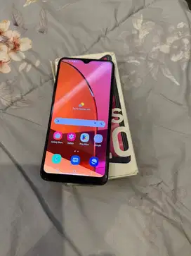 Dijual Samsung A20s Black 3/32GB SEIN Lengkap