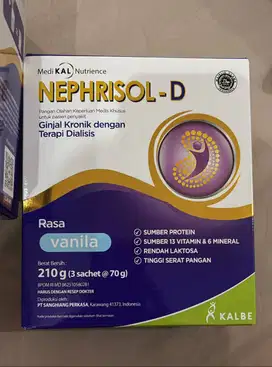 Nephrisol - D Vanila 210 Gr Nephrisol-D 210Gr