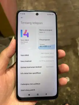 Redmi 10 Ram 6+2/128Gb Komplit