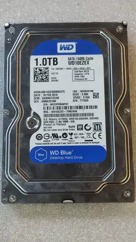 Harddisk 3,5  WD Blue Original 1 TB, Kesehatan 100%