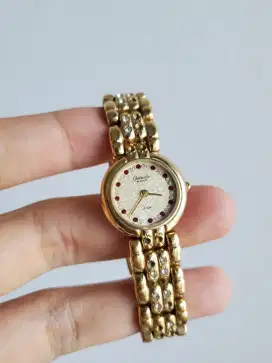 Christofle jam wanita 18k gold plated
