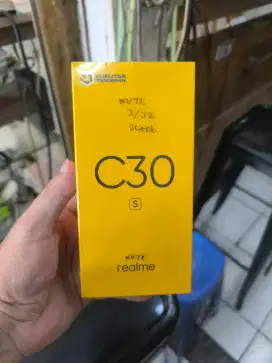 Hp realme c30s 3/32 baru warna hitam