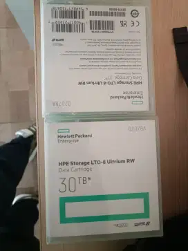 HPE LTO8 Q2078A 30TB HP LTO-8 Ultrium Tape Backup Data Cartridge LTO 8