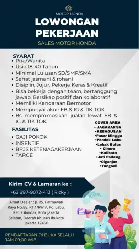 Lowongan sales marketing