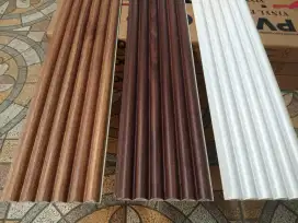 Wall panel PVC setengah lingkaran
