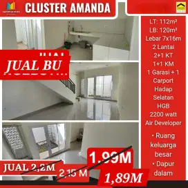 Jual rugi rumah summarecon bandung hanya 1 M an jarang ada 2 lantai BU
