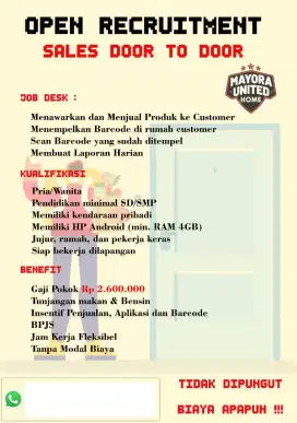 INFO LOWONGAN KERJA MAYORA