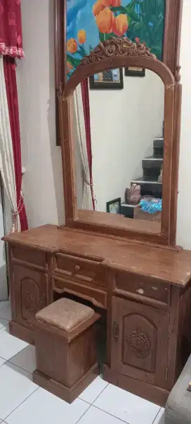 Jual meja rias kayu jati