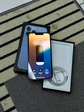 Dijual Iphone 13 Pro 128GB Blue Terdaftar Lengkap Face id OFF