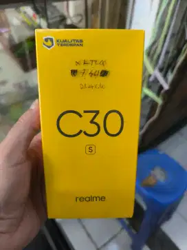 Hp realme C30S 4/64 warna hitam baru
