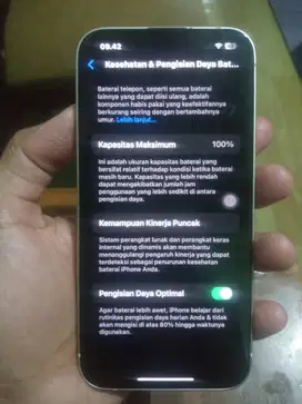 Dijual hp iphone 13 biasa 128 GB masih bergaransi 1 tahun