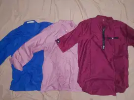 Baju koko muslim pria 3 pcs