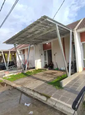 Pemasangan kanopi baja ringan memuaskan