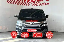 Toyota Vellfire 2.4 Z audioless AT Matic 2009 hitam DP minim