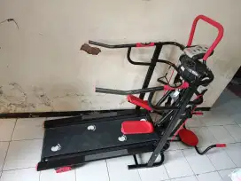 Alat olahraga kardio treadmill manual 6 fungsi