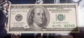 Uang kertas lama 100 dollar series 2006