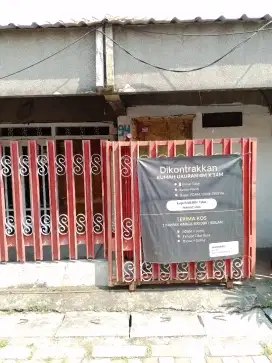 Dikontrakkan rumah ukuran 4 X 15 m2